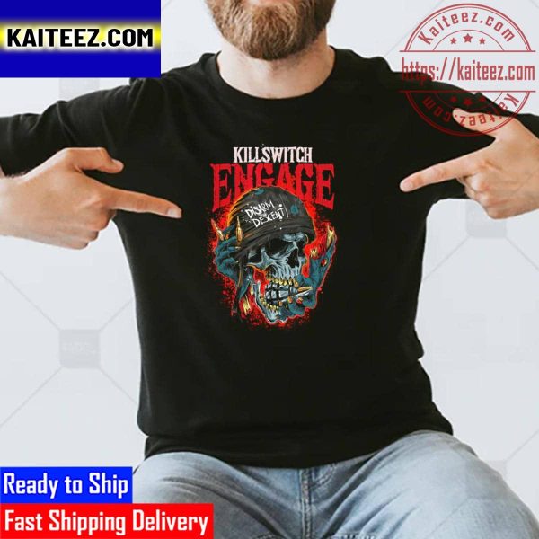 Hand Draw Halloween Killswitch Engage Vintage T-Shirt