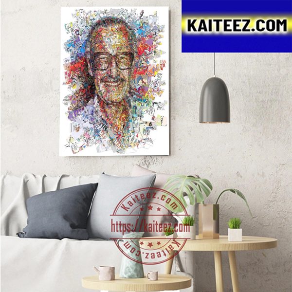 Happy 100th birthday Stan Lee The Marvel Comics Legend Art Decor Poster Canvas