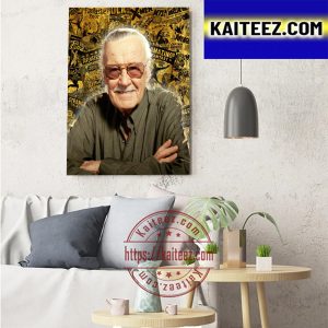 Happy Birthday 100th Stan Lee Comic Book Creator And Writer Art Decor Poster Canvas