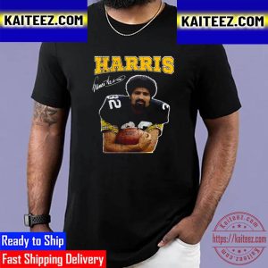 Harris #32 Baseball Franco Harris Goat Tribute Vintage T-Shirt