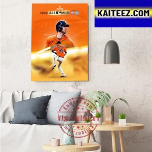 Houston Astros 2022 All MLB Second Team Art Decor Poster Canvas