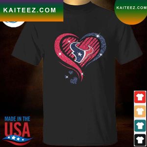 Houston Texans hearts diamond 2023 T-shirt