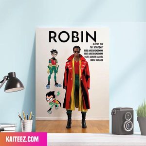 If The Teen Titans Wore High Fashion as Robin Canvas Home Decor