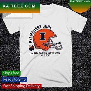 Illinois Football Reliaquest Bowl Illinois vs Mississippi State T-shirt