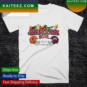 Illinois Football Reliaquest Bowl Matchup Illinois vs Mississippi State T-shirt