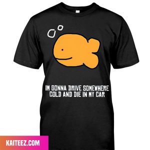 I’m Gonna Drive Somewhere Cold And Die In My Car Style T-Shirt