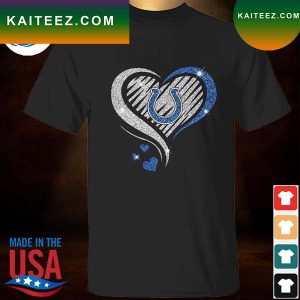 Indianapolis Colts Heart diamond 2023 T-shirt