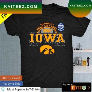 Iowa Hawkeyes Music City Bowl 2022 T-shirt