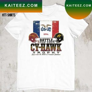Iowa State Cyclones Vs. Iowa Hawkeyes Battle For The CY-Hawk Trophy T-shirt