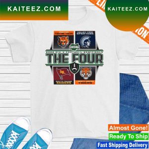 Ironton Fighting Tigers Valley View Spartans South Range Raiders and Liberty Center Tigers 2022 DIV V Football Semifinals The Four T-shirt