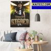 JaMaric Morris Signed UCF Knights Football Art Decor Poster Canvas