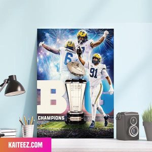 It Is Great To Be A Michigan Wolverines Go Blue Champions Poster