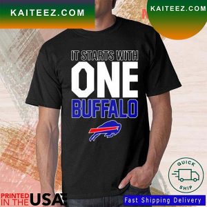 It Starts With One Buffalo Bills 2022 T-Shirt