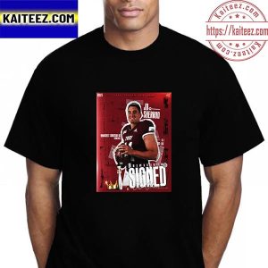 JD Sherrod Signed Troy Trojans Football Vintage T-Shirt