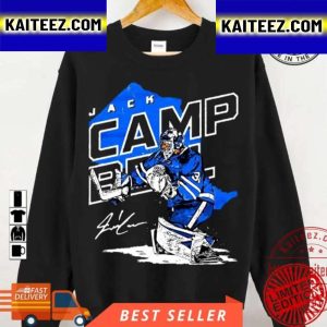 Jack Campbell Signature Ice Hockey NHL Vintage T-Shirt