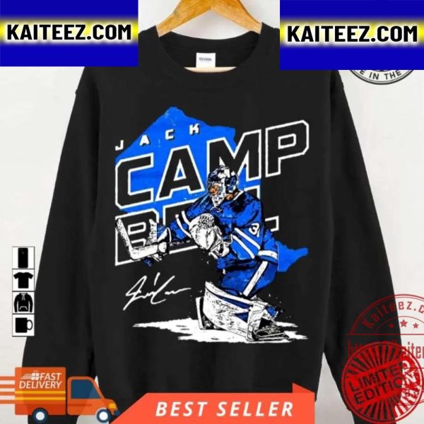 Jack Campbell Signature Ice Hockey NHL Vintage T-Shirt