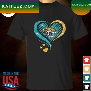 Jacksonville Jaguars Heart diamond 2023 T-shirt