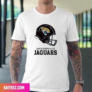 Jacksonville Jaguars NFL Team Helmet Logo 90s Style T-Shirt