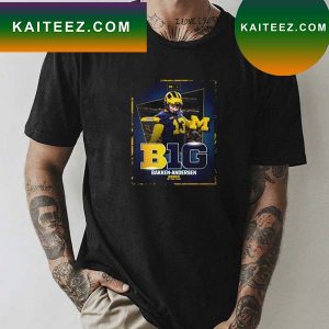 Jake Moody Michigan football Big ten Bakken Andersen Kicker Of the year T-shirt