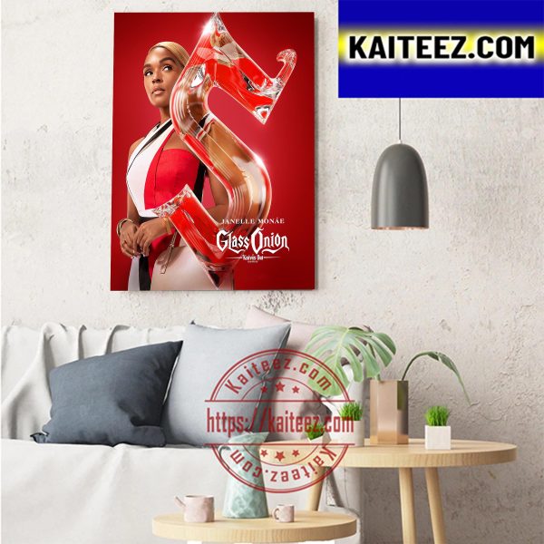 Janelle Monae In Glass Onion A Knives Out Mystery Art Decor Poster Canvas