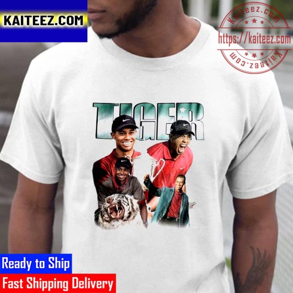 Jayson Tatum Wearing Shirt Tiger Woods Vintage T-Shirt