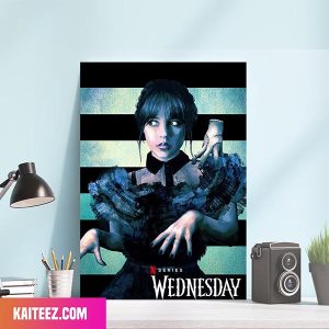Jenna Ortega Wednesday Netflix Addams Family Movie Character Canvas