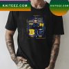 Jim Harbaugh Michigan Wolverines 1879 seats 5 only T-shirt