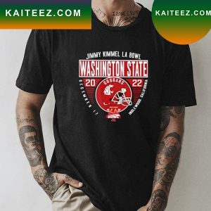 Jimmy Kimmel La Bowl Washington State Cougars 2022 T-shirt