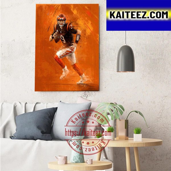 Joe Shiesty And Cincinnati Bengals Take Care Of Kansas City Chiefs Art Decor Poster Canvas