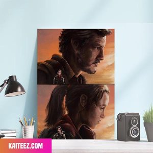 Joel And Ellie The Last Of Us HBO Max Full Version Poster Poster