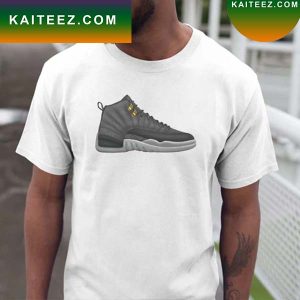 Jordan 12 DARK GREY Shose  Air Sneaker Classic T-Shirt