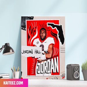 Jordan Hall Jacksonville Georgia Football Keep It Go Canvas-Poster Home Decorations