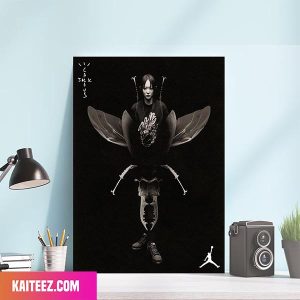 Jordan x Travis Scott Apparel Collection Undefeated Home Decor Canvas-Poster