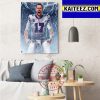 Josh Allen Offensive Player Of The Week Buffalo Bills NFL Art Decor Poster Canvas