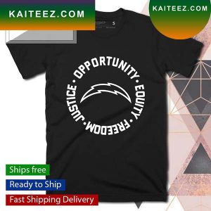 Justice Opportunity Equity Freedom T-shirt
