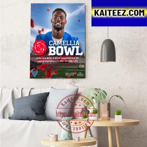 Justin Marshall Is 2022 Camellia Bowl MVP Art Decor Poster Canvas