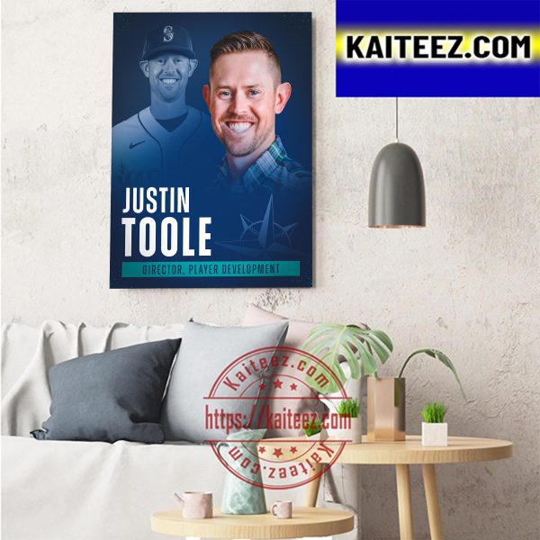 Justin Toole New Director Of Player Development In Mariners Player Development Art Decor Poster Canvas