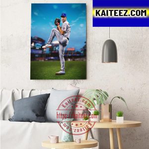 Justin Verlander Is A New York Mets MLB Art Decor Poster Canvas