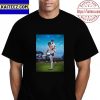 Justin Fields Most By A QB Since 1925 With Chicago Bears NFL Vintage T-Shirt