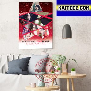 Kaguya Sama Love Is War The First Kiss That Never Ends Art Decor Poster Canvas