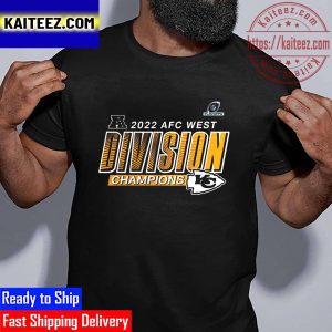Kansas City Chiefs Fanatics Branded Red 2022 AFC West Division Champions Playoff Vintage T-Shirt