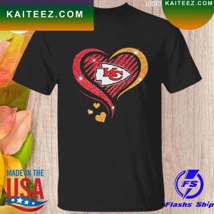 Kansas City Chiefs Heart diamond 2023 T-shirt