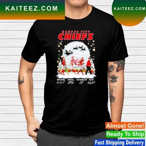 Kansas City Chiefs abbey road Christmas signatures T-shirt