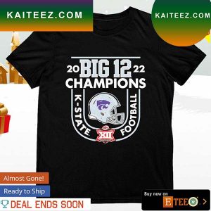 Kansas State Wildcats 2022 Big 12 Conference Champions T-shirt