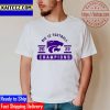 Kansas State Wildcats 2022 Big 12 Football Conference Champions Icon Bold Vintage T-Shirt