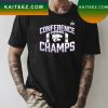 Kansas State Wildcats 2022 Big 12 Football Conference Champions Icon Bold T-Shirt