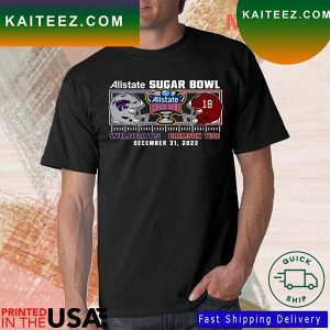 Kansas State Wildcats Vs Alabama Crimson Tide All State Sugar Bowl December 31 2022 T-shirt