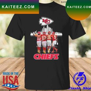 Kansas city Chiefs pacheco kelce mahomes signatures T-shirt