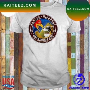 Kansas MissourI the border war T-shirt