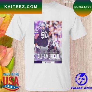 Kansas state the athletic Cooper Beebe all American first team T-shirt